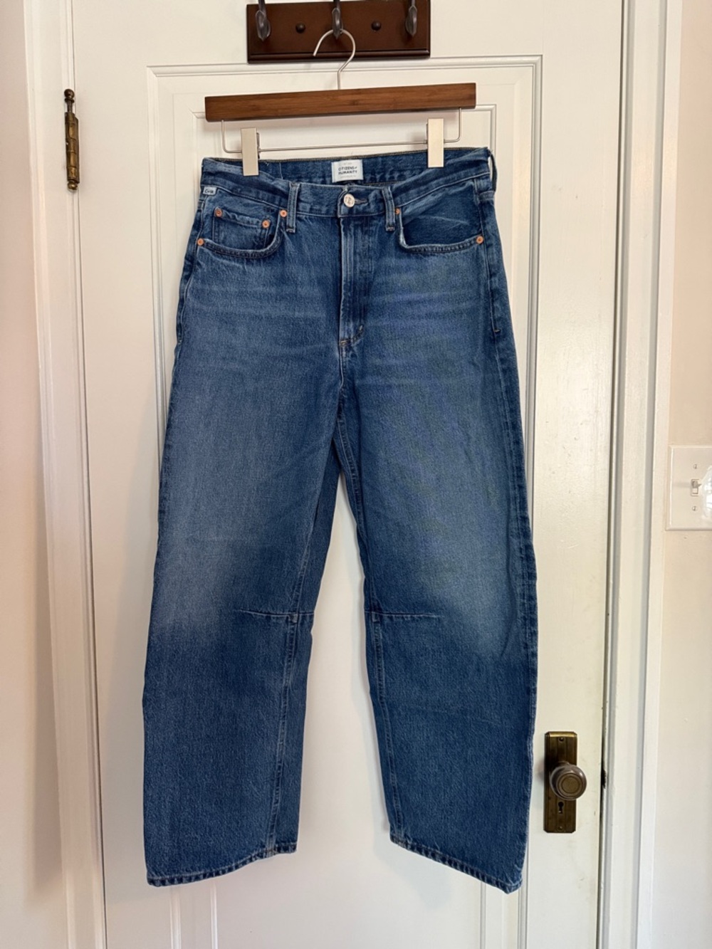 Citizens Of Humanity Relaxed Blue Miro Barrel Jean